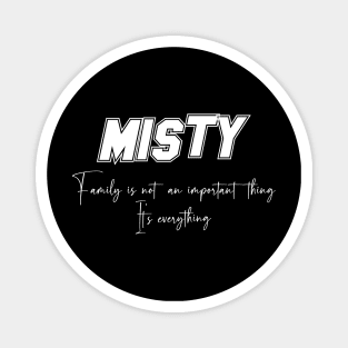 Misty Second Name, Misty Family Name, Misty Middle Name Magnet